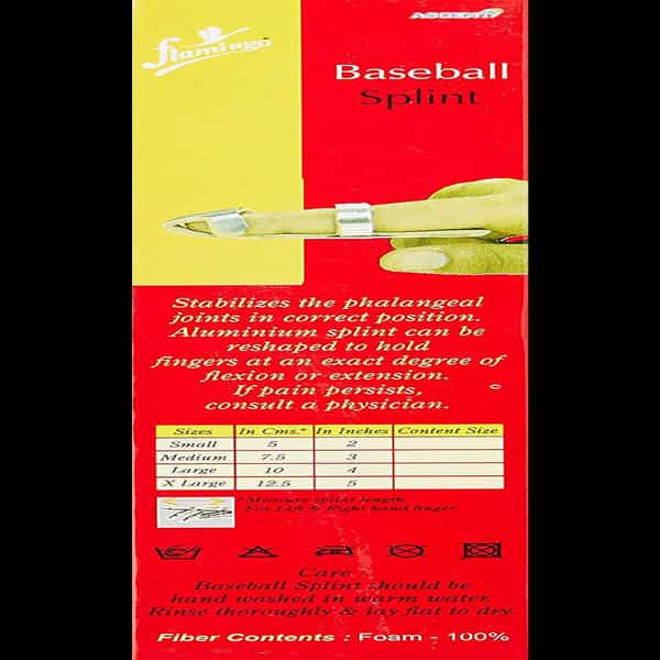Flamingo Base Ball Splint Size Medium
