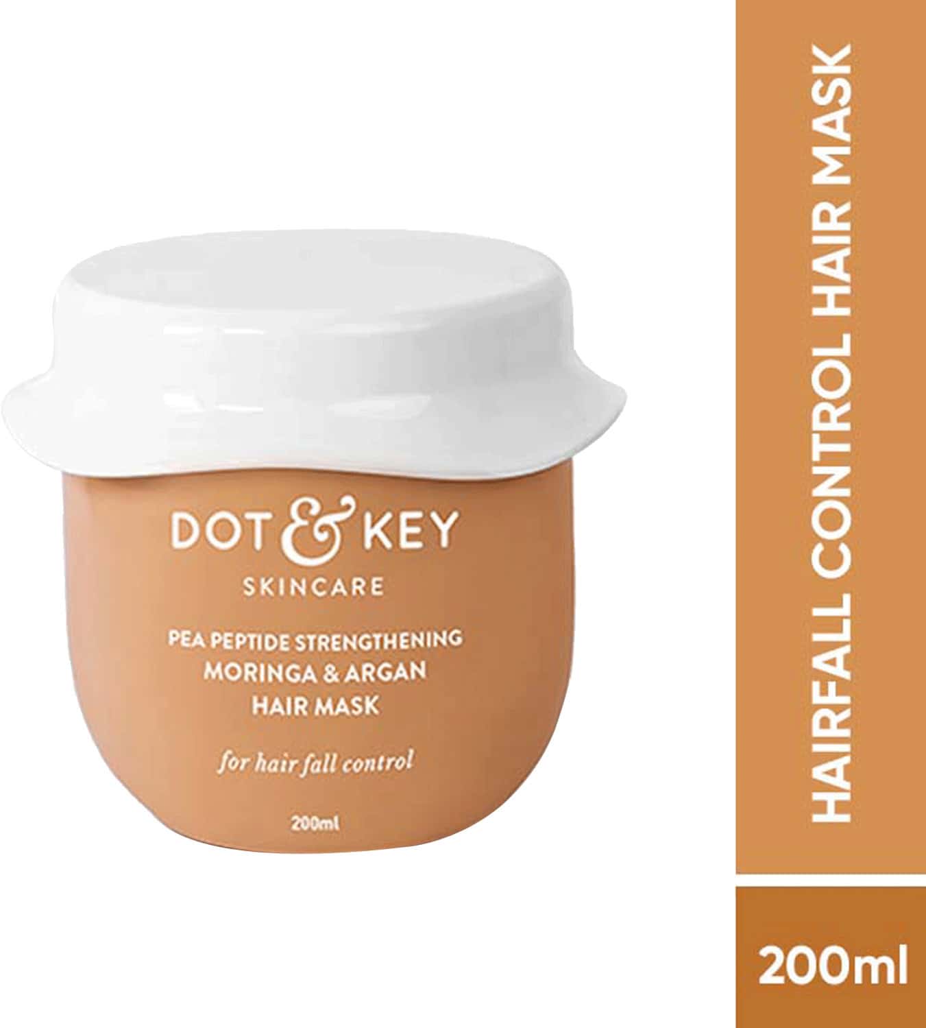 Dot & Key Pea Peptide Strengthening Moringa & Argan Hair Mask 200ml