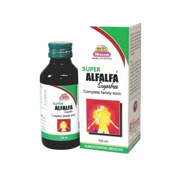 Wheezal Super Alfalfa Sugar Free Syrup 120 Ml