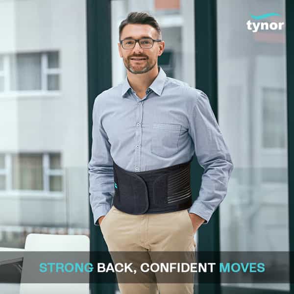 Tynor Back Support Belt Black Xxl 1 Unit