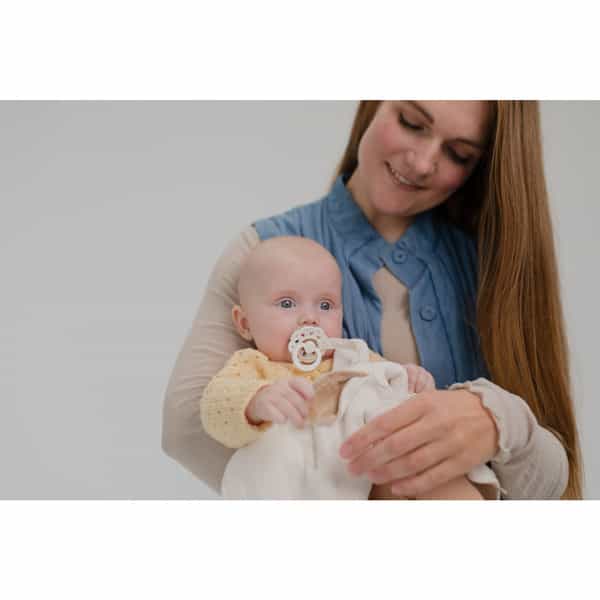 Bibs Boheme 2 Pack Latex Size 2 Ivory/Sage - 6+ Months
