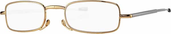 Klar Eye Folding Power Pocket Reading Glasses Men And Women Powers +0.75 To +3.50+2.0 Power Gold