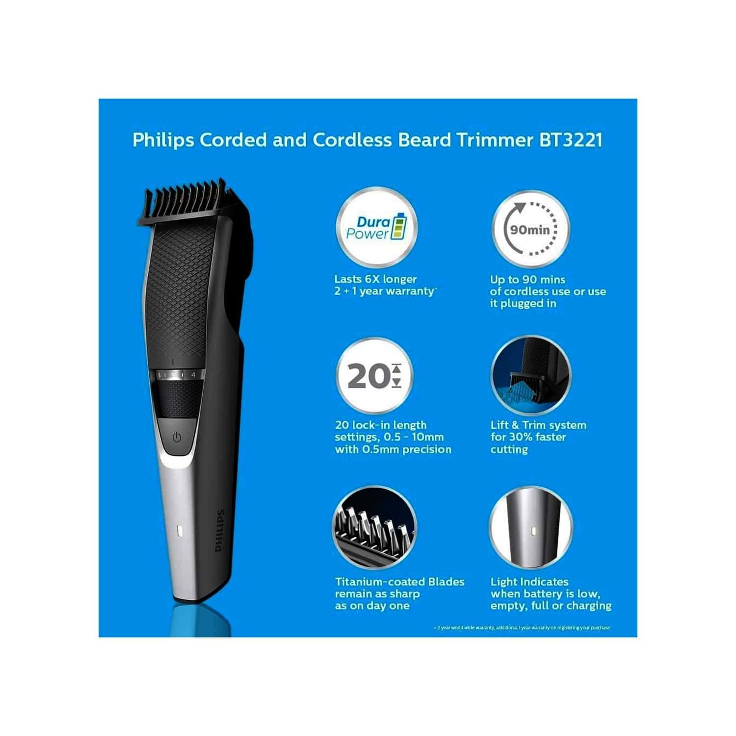 trimmer with both corded and cordless