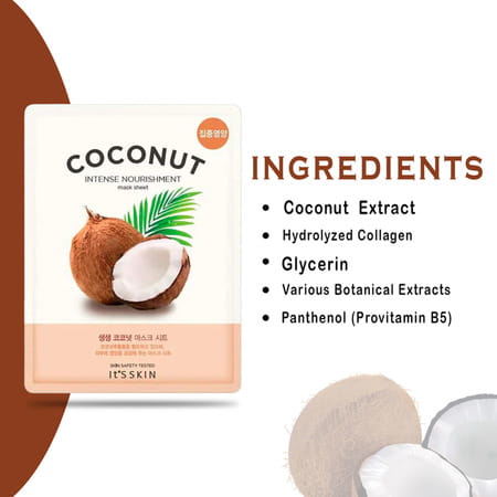 It'S Skin The Fresh Mask Sheet - Coconut - Pack Of 5
