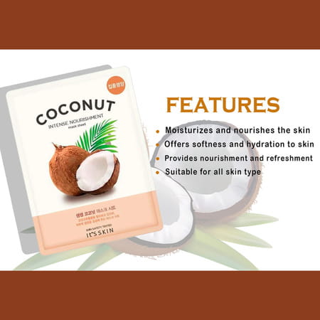 It'S Skin The Fresh Mask Sheet - Coconut - Pack Of 5