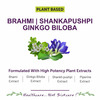 Bliss Welness Brain Memory Booster| Brahmi Shankpushpi Ginkgo Biloba & Piperine- 60 Veg Tablets