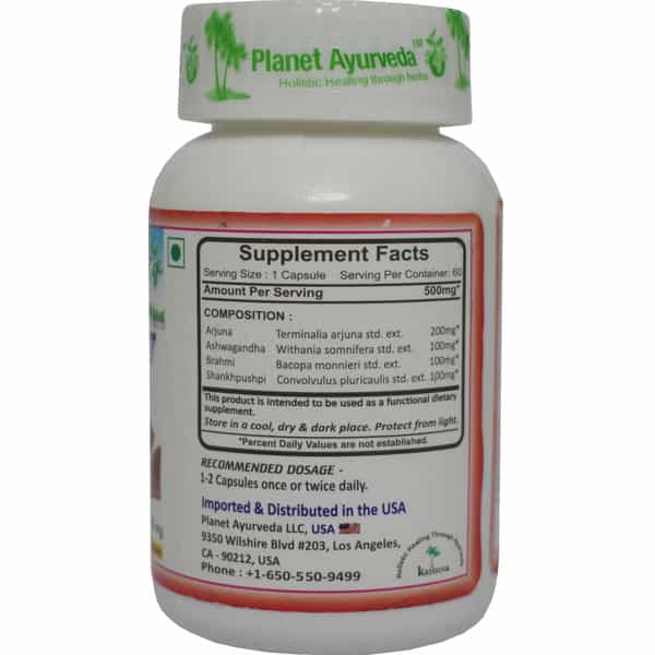 Planet Ayurveda Total Heart Support - 60 Capsules