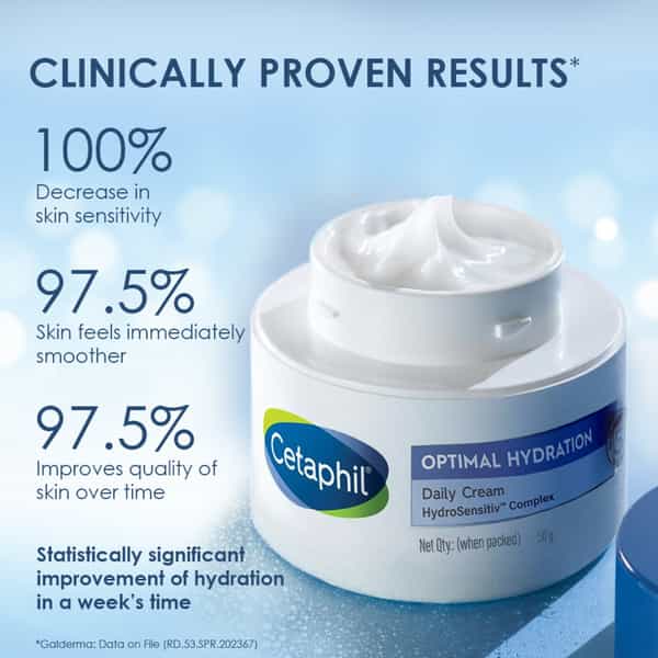 Cetaphil Optimal Hydration Daily Cream | 50 Gm