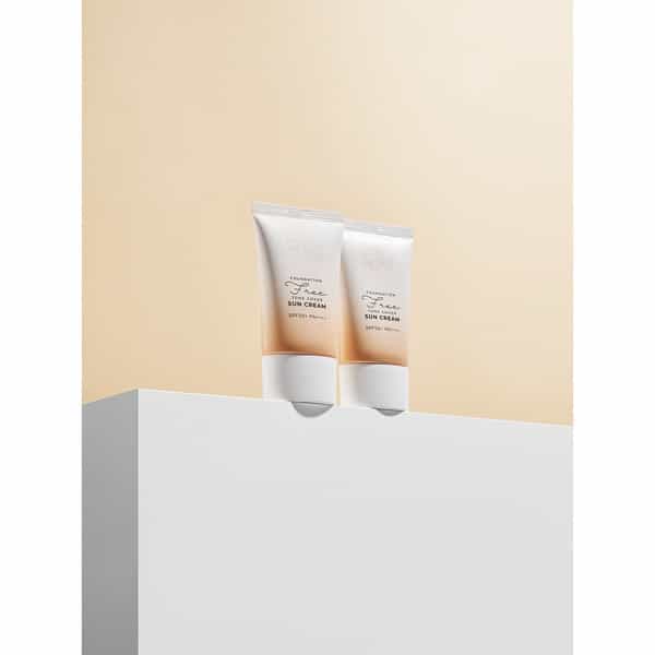 B.o.m Foundation Free Tone Cover Sun Cream Spf50+Pa++++ - Foundation Free Tone | 50G