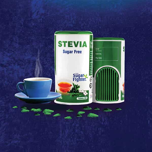 Sugar Fighter Stevia Tablets - Zero Calories & Fat Free Sweetener - Natural Stevia -1000 Tablets