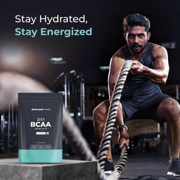 Nutrabay Pure 100% Bcaa 2:1:1 Unflavoured - 250G