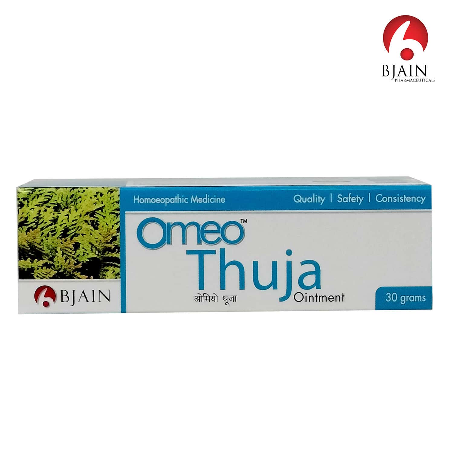 Bjain Omeo Thuja Ointment | Homeopathic Support For Warts | Skin Growths & Blemishes | 2 X 30gm