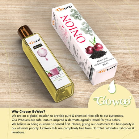 Go Woo 100% Onion Seed Carrier Oil Cold Pressed