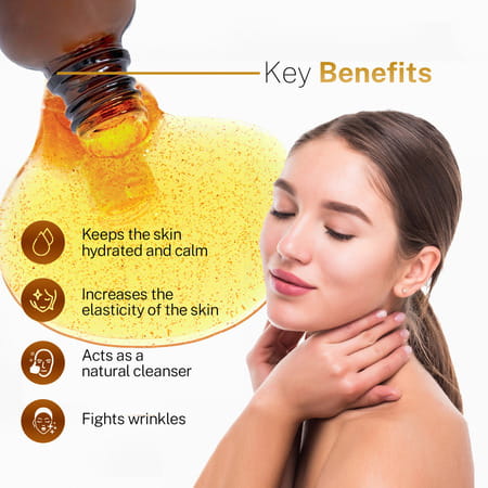 Love Earth 24k Gold Glass Face Oil