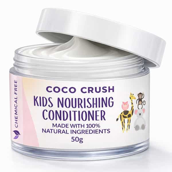 Coco Crush Natural Hair Conditioner For Kids | Coconut & Rosemary Oil | Detangles | Softens Hair 50G