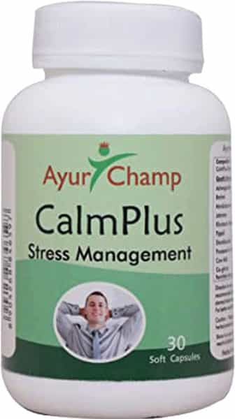 Ayur Champ Calmplus | Stress Management | 30 Capsules