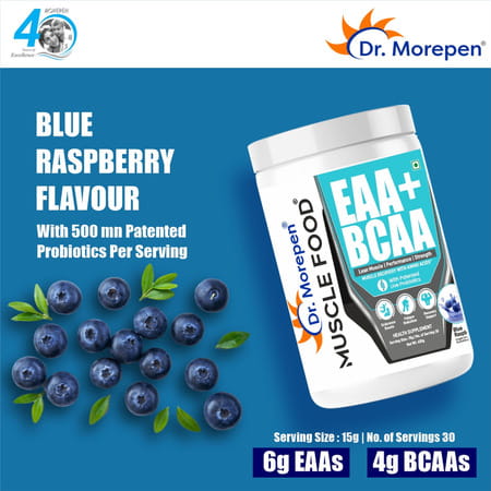 Dr. Morepen Eaa+Bcaa Blue Raspberry 450G