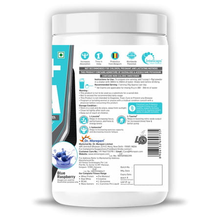 Dr. Morepen Eaa+Bcaa Blue Raspberry 450G
