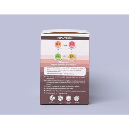 Dr. Morepen Lightlife On-The-Go Meal | Weight Management | Chicolate | Sachet | 15 No'S