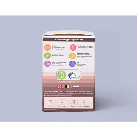 Dr. Morepen Lightlife On-The-Go Meal | Weight Management | Chicolate | Sachet | 15 No'S