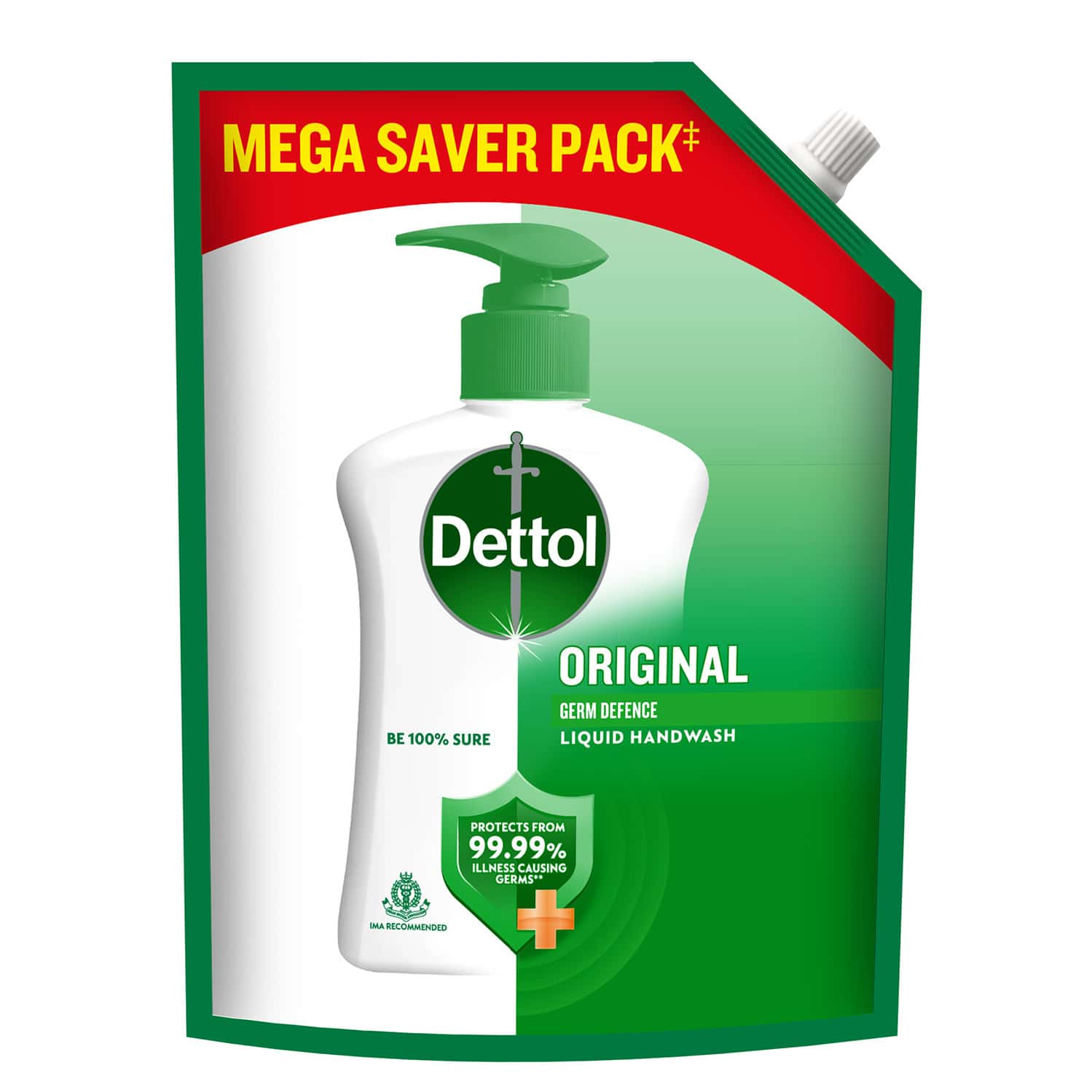 Dettol Original Germ Defence Liquid Handwash 1.35 Litre Refill