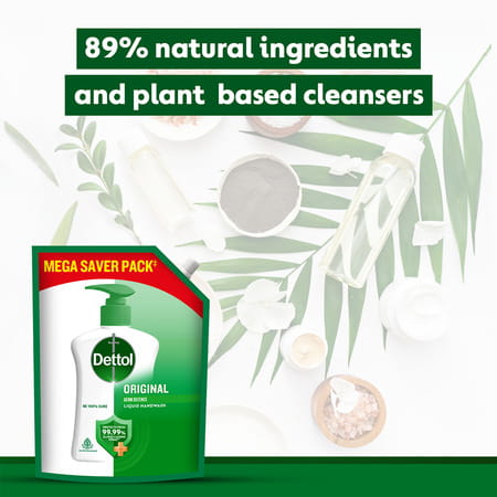 Dettol Original Germ Defence Liquid Handwash 1.35 Litre Refill