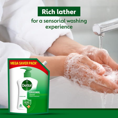 Dettol Original Germ Defence Liquid Handwash 1.35 Litre Refill