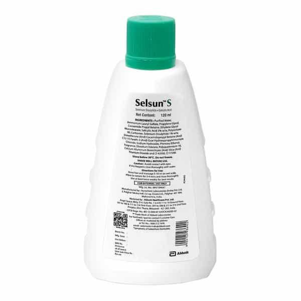 Selsun-S 2-In-1 Anti-Dandruff Shampoo + Conditioner 120Ml (Pack Of 2)