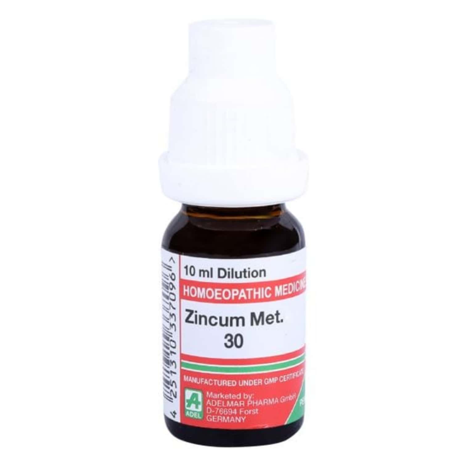 Adel Zinc Met Dilution 30 Ch 10 Ml