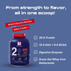 Apex Vitals Whey 2 Pure Whey Digestive Enzymes Muscle Build&Recovery Chocolate Hazelnut 1800G(4 Lbs)