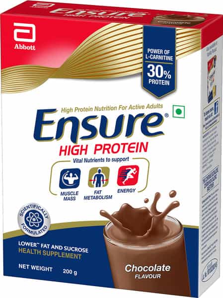 Ensure High Protein Nutrition For Active Adults (Chocolate Flavour) 200G