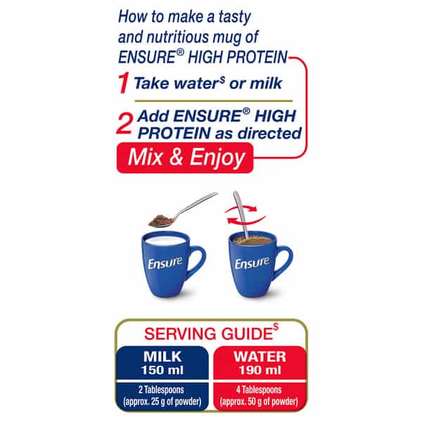 Ensure High Protein Nutrition For Active Adults (Chocolate Flavour) 200G
