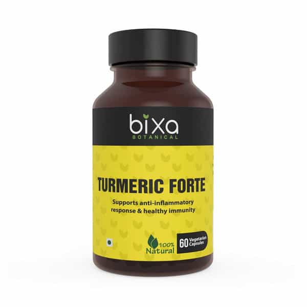 Bixa Botanical Turmeric Forte 60 Veg Capsules (450Mg)-Supports Healthy Immunity