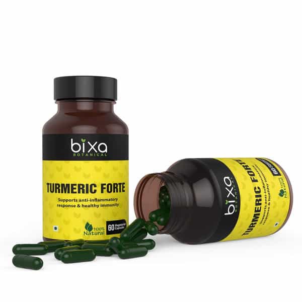 Bixa Botanical Turmeric Forte 60 Veg Capsules (450Mg)-Supports Healthy Immunity