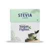 Sugar Fighter Stevia Powder Jar And Sachets Box - Stevia - Combo - (100 Grm + 25 Sachets Box)