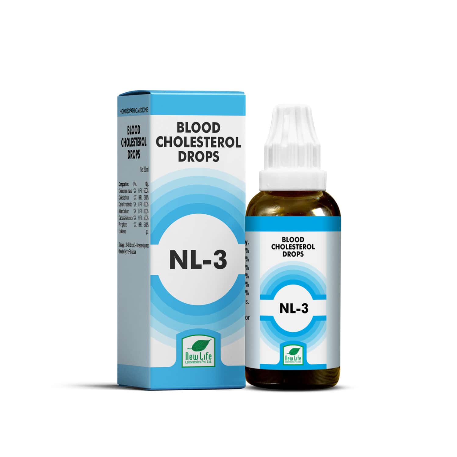 New Life Nl 3 Blood Cholesterol Drops | 30ml