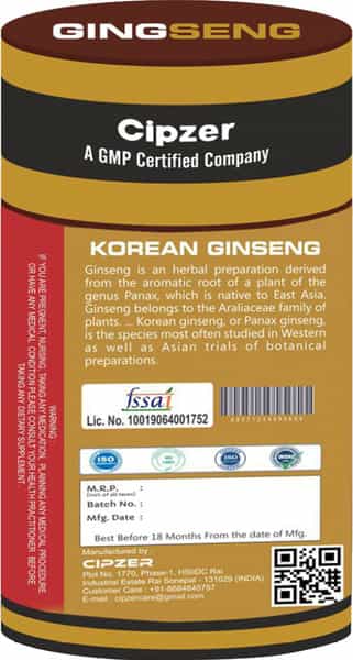 Cipzer Korean Gingseng 60