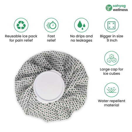 Sahyog Wellness Ice Bag Used For Pain Relief And Cold Therapy (Multi-Color)