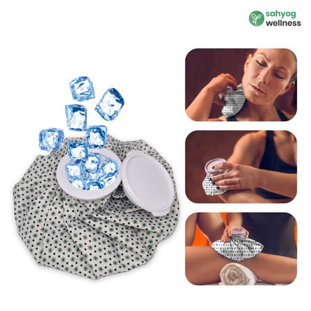 Sahyog Wellness Ice Bag Used For Pain Relief And Cold Therapy (Multi-Color)