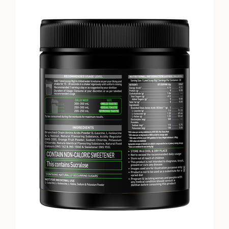 Muscleblaze Bcaa Pro Powder | Powerful Intra Workout (Watermelon Kool Aid | 240G | 30 Servings)