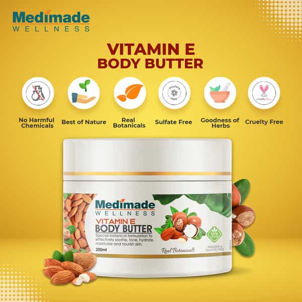 Medimade Vitamin E Body Butter - 200 Ml