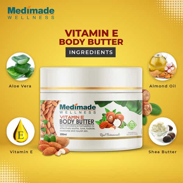 Medimade Vitamin E Body Butter - 200 Ml