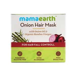 Mamaearth's Hair Mask Onion & Organic Bamboo Vinegar Container Of 200 Ml