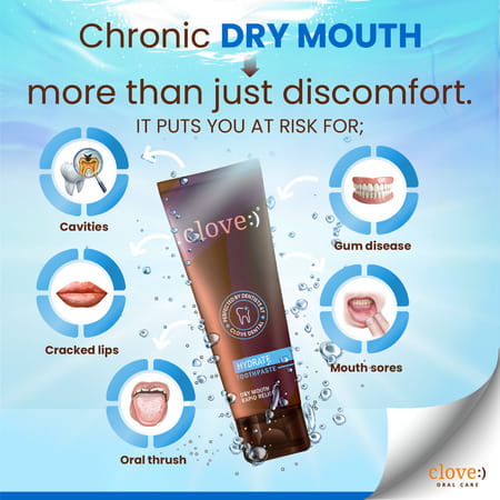 Clove Hydrate Toothpaste | Dry Mouth Solution | 100gm