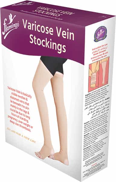 Flamingo Varicose Vein Stockings Pair Size Xxl