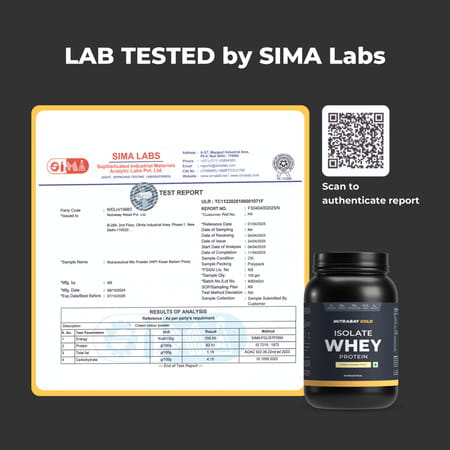 Nutrabay Gold 100% Whey Protein Isolate|26g Protein|Muscle Support & Recovery|Kesar Badam Pista, 1kg