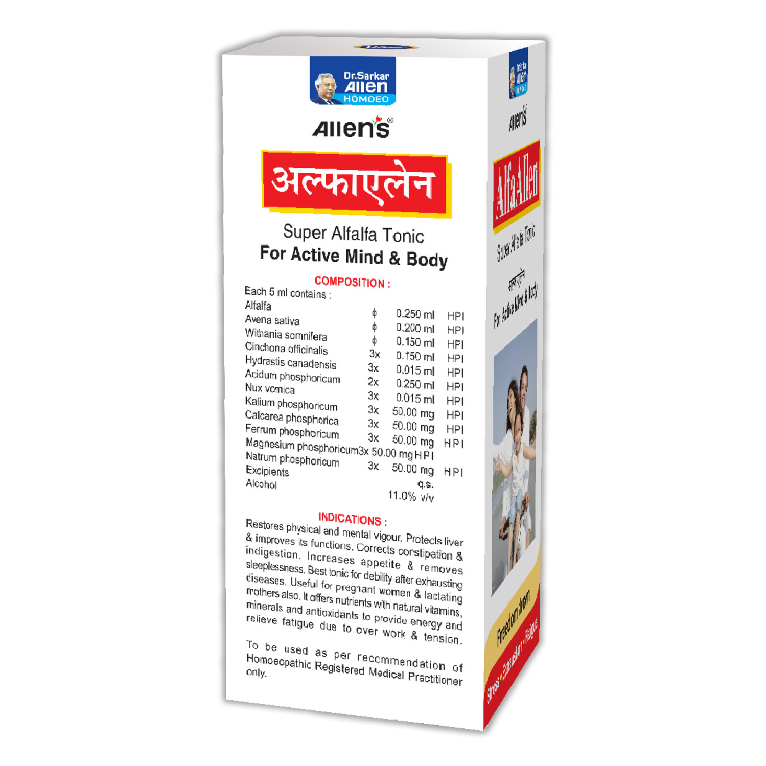 Allen Laboratories Alfaallen H Tonic 450 Ml