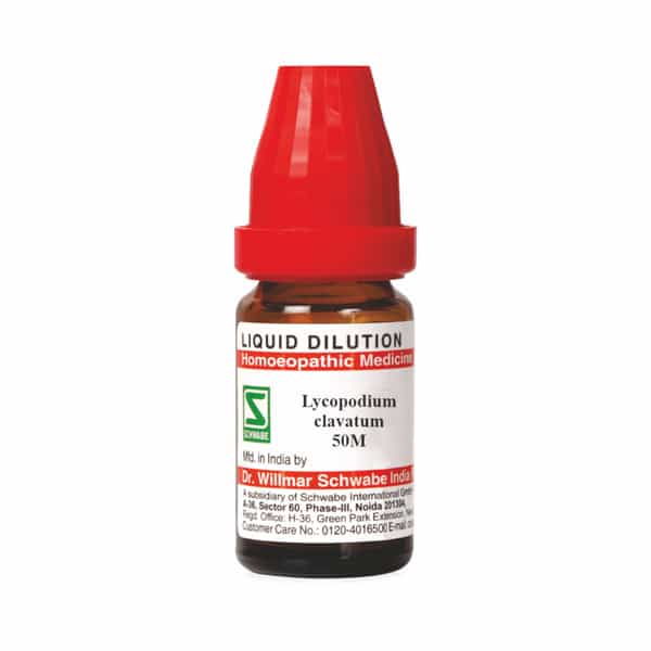 Dr. Willmar Schwabe India Lycopodium Clavatum 50M 10Ml