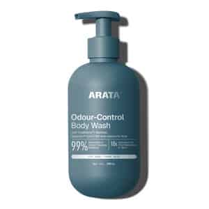 Arata Odour Control Body Wash | Cooling| Exfoliating | For All Skin Types | 250 Ml