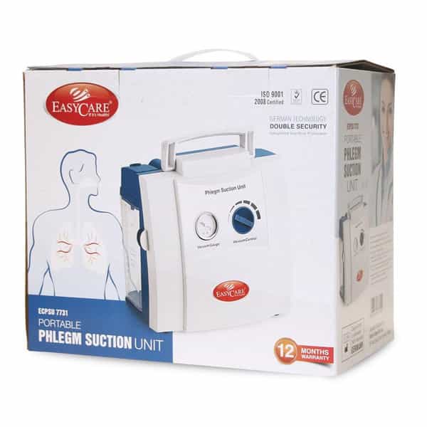 Easy Care Ecpsu 7731 Portable Phlegm Suction Unit White
